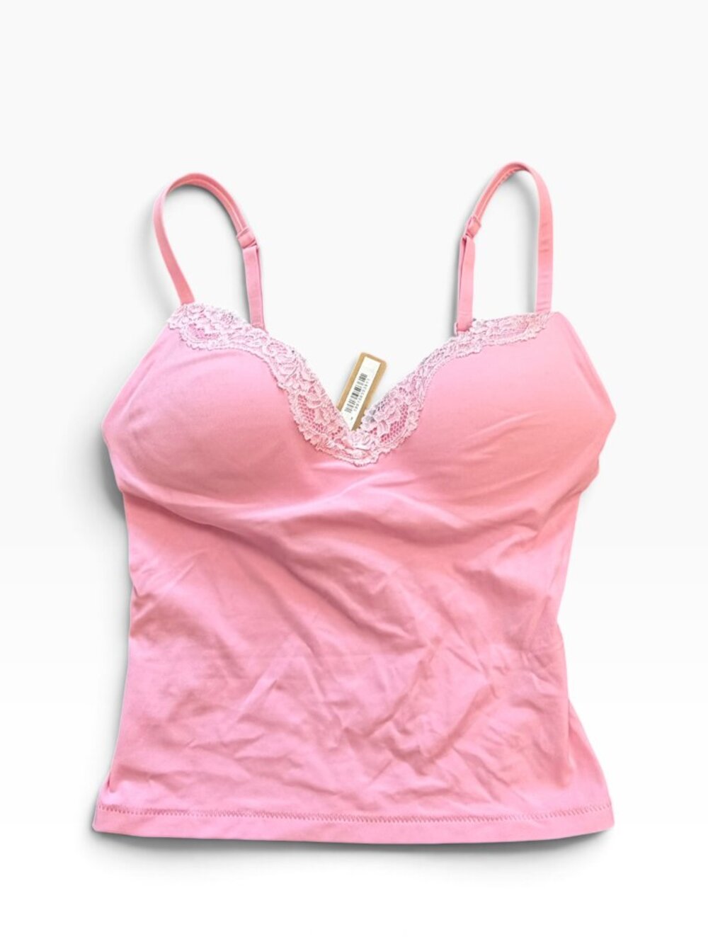 NWT SKIMS Fits Everybody Lace Push-Up Cami Bubble Gum XS